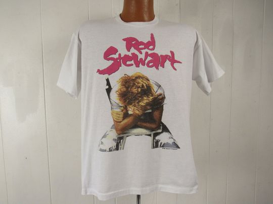 Vintage, L, Rod Stewart t shirt