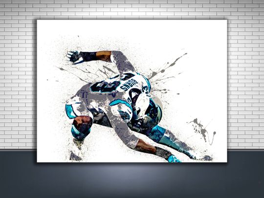 Brian Burns Poster, Carolina Panthers