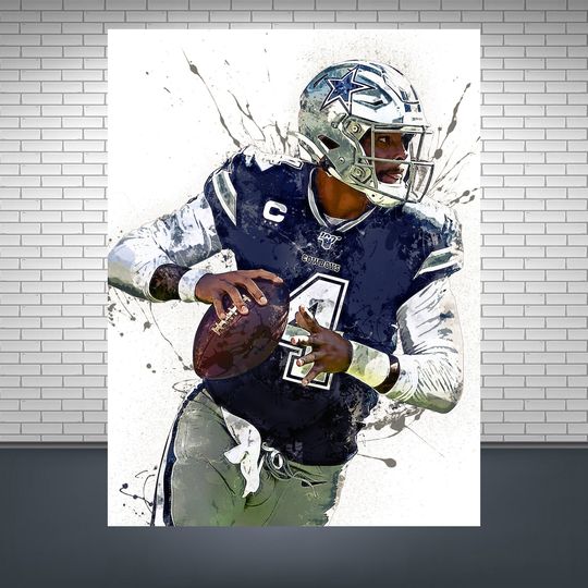 Dak Prescott Poster - Dallas Cowboys