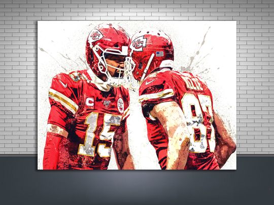 Patrick Mahomes, Travis Kelce Poster