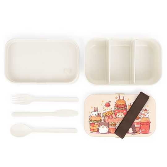 Bento Lunch Box | "Cheat Day" Cats Student Lunch Box, Back To School Gift