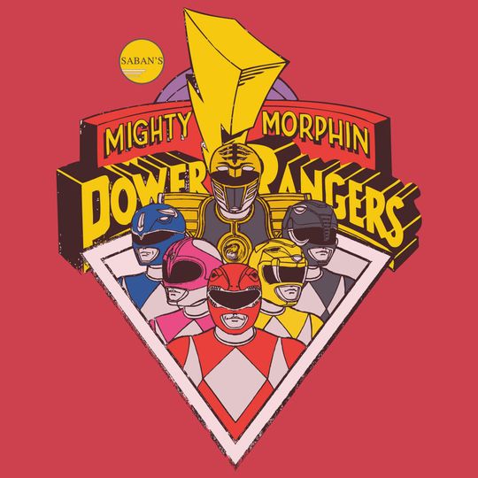 Power Rangers Group Shot  Men's T-shirt