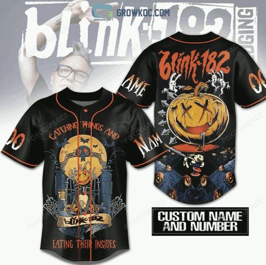 B182 Horror Inspired Halloween Baseball Jersey Retro Personalized