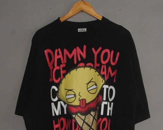 Vintage Stewie Griffin Family Guy 1990s Cartoon T shirt