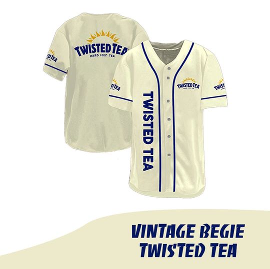 Vinatge Begie Twisted tea jersey shirt - Jersey baseball