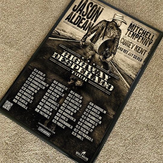 Jason Aldean 2023 Tour Poster