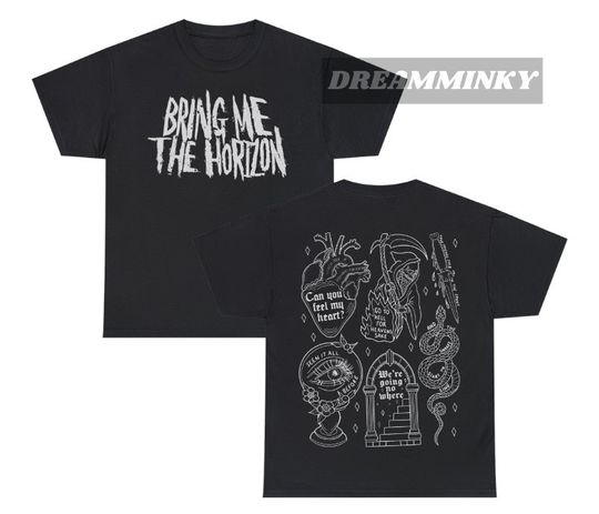 Bring Me The Horizon Doodle Art Double Side Hoodie