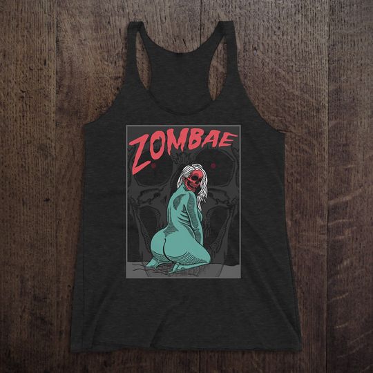 ZOMBAE  Triblend Racerback Tank