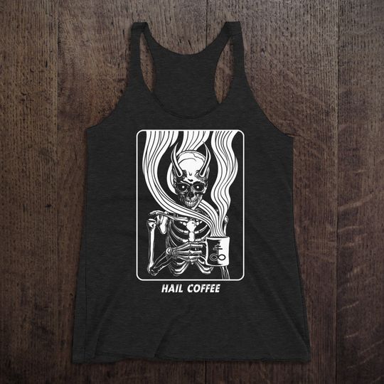 HAIL COFFEE  Triblend Racerback Tank