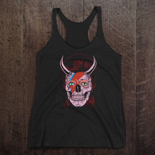 ABADDON SANE  Triblend Ladies Racerback Tank