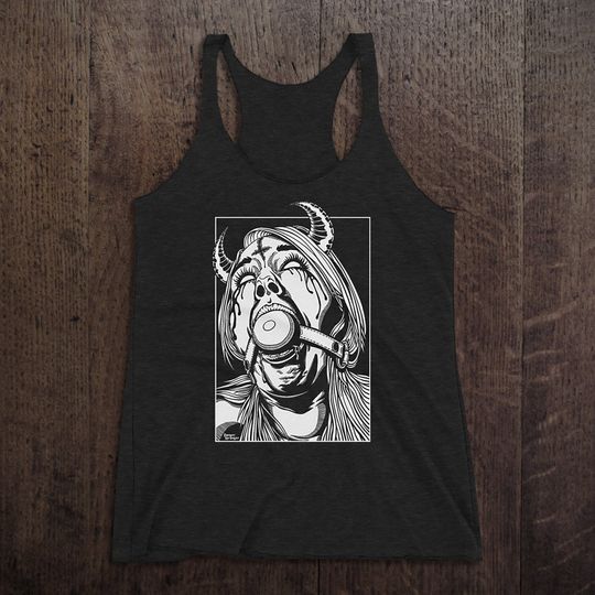 SAFE WORD  Triblend Racerback Tank