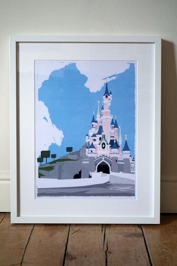 Disneyland Paris Sleeping Beauty's Castle Poster