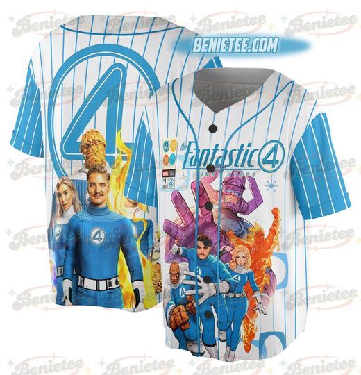 The Fantastic Four First Steps Baseball Jersey