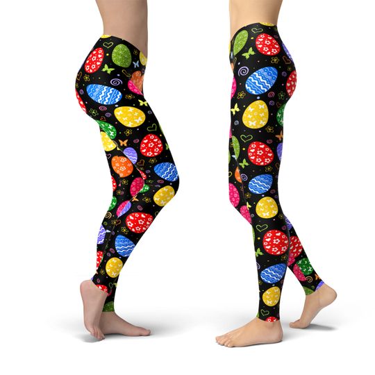 Easter Egg Leggings, Gift for Women