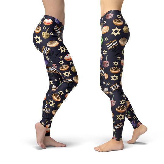 Hanukkah Leggings, Leggings Gift for Women