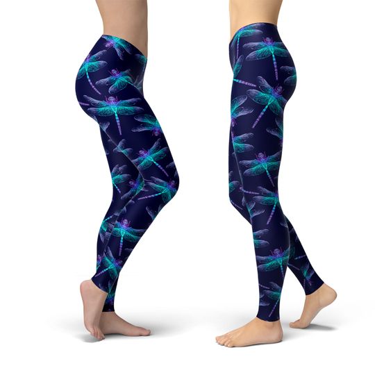 Dragonfly Leggings, Gift for Women