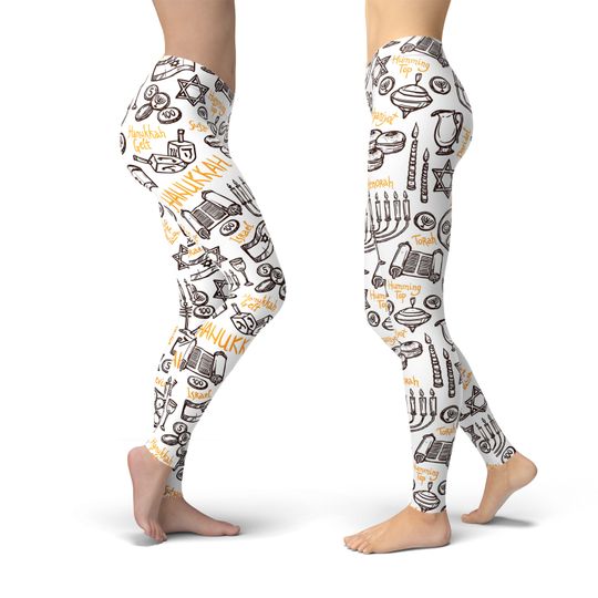 Hanukkah Leggings, Gift for Women