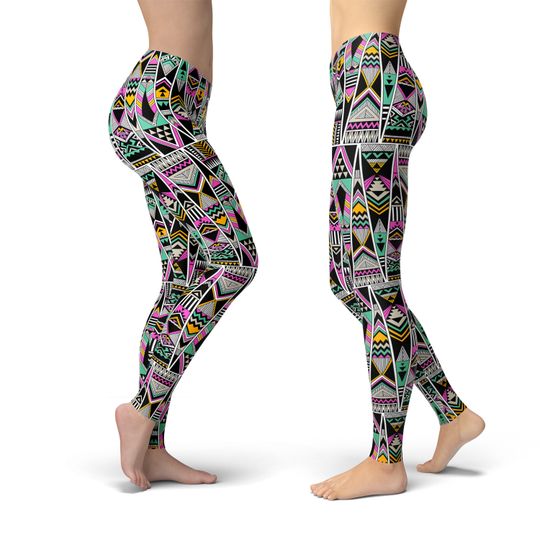 Aztec Leggings, Gift for Women