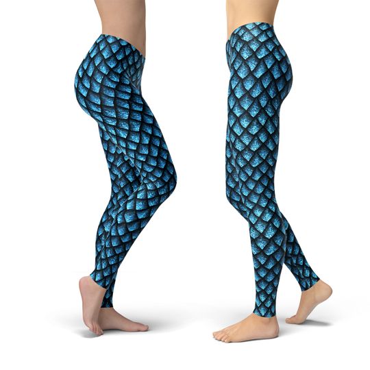 Dragon Scales Leggings, Gift for Women