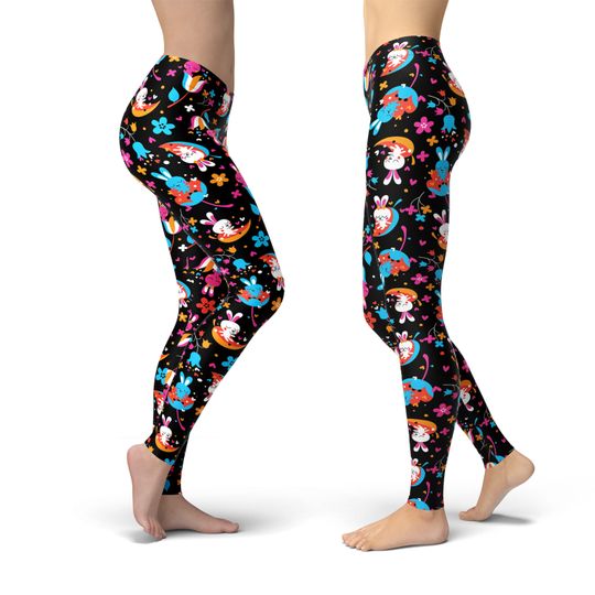 Bunny Leggings, Gift for Women
