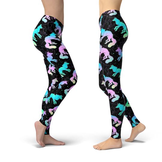 Fox Animal Leggings, Gift for Women