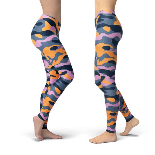 Camo Leggings, Gift for Women