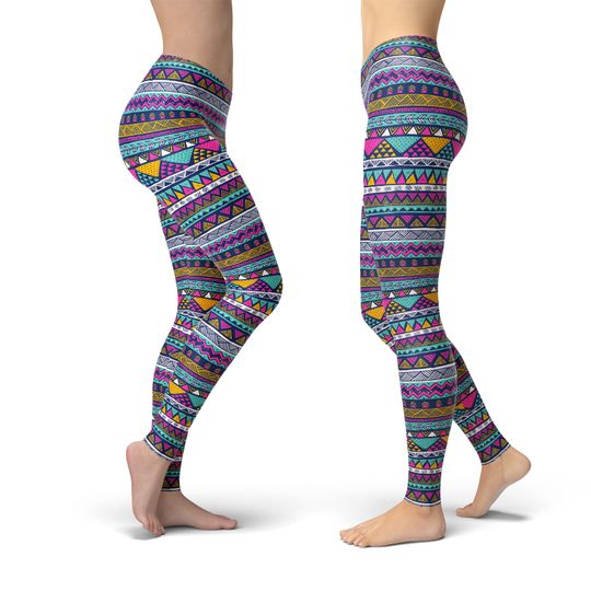 Aztec Leggings, Gift for Women