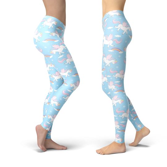 Unicorn Leggings, Gift for Women