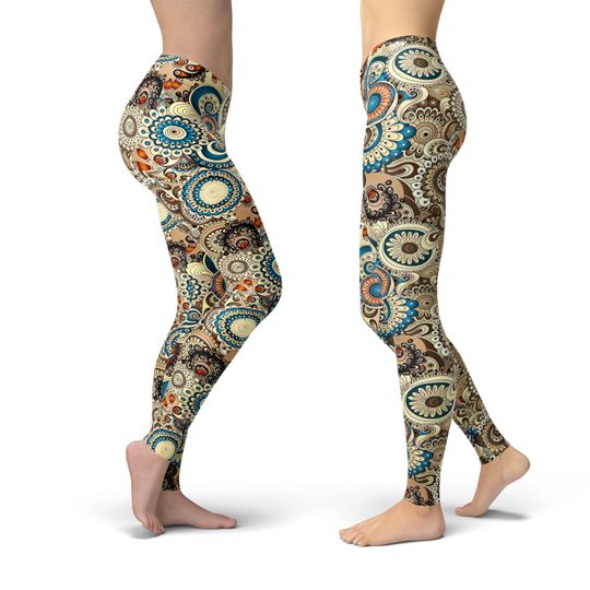 Mandala Yoga Leggings, Leggings Gift for Women