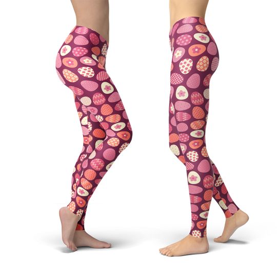 Easter Egg Leggings, Gift for Women