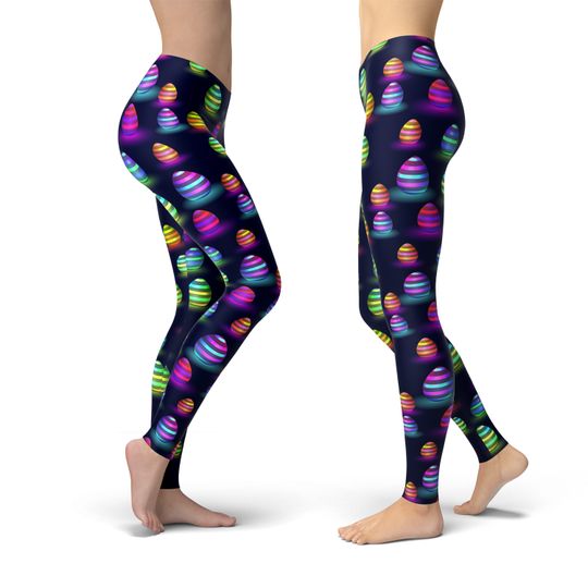 Easter Egg Leggings, Gift for Women