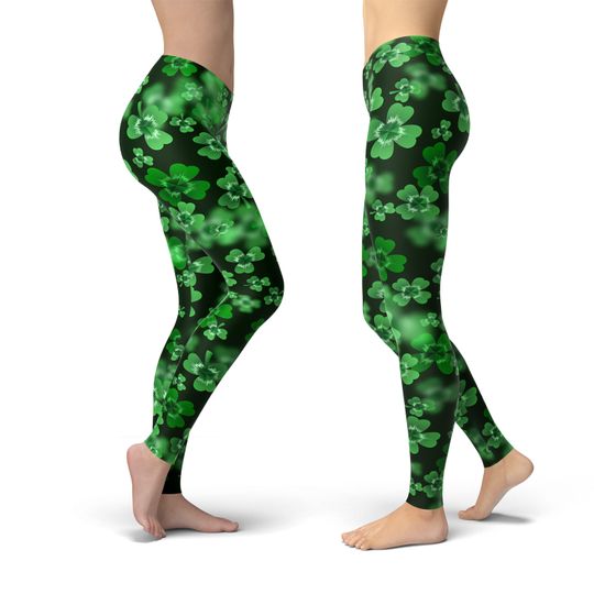 St Patrick's Day Leggings, Gift for Women