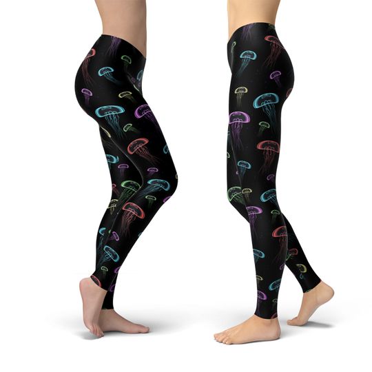 Jellyfish Leggings, Gift for Women