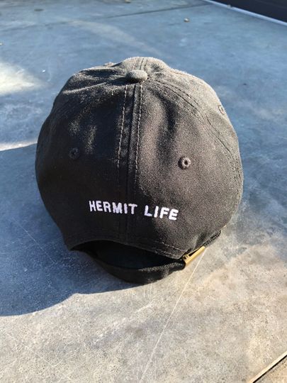 Hermit Life - Soft Dad Hat/Cap Embroidered