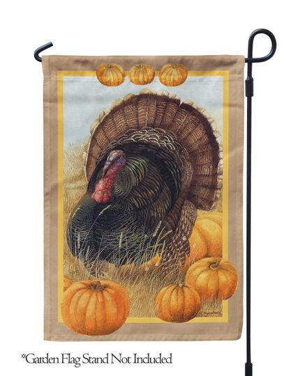 Marjolein Bastin, Autumn Turkey Garden Flag, Outdoor/Indoor