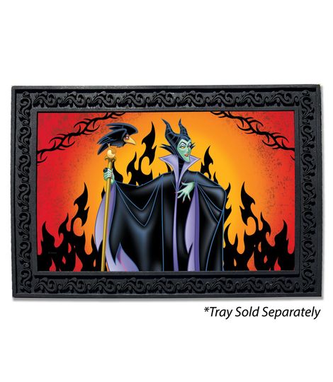 Disney, Disney Maleficent Doormat - Halloween