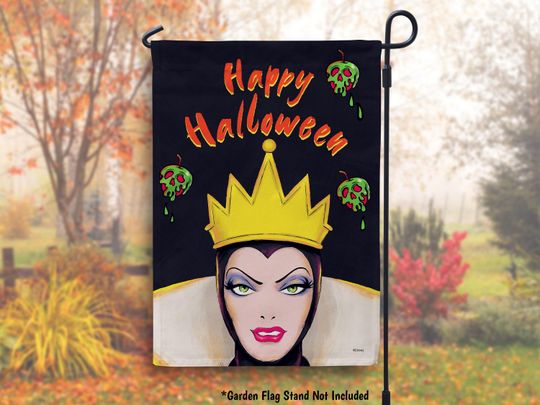 Disney Halloween Evil Queen Garden Flag, Halloween Flag