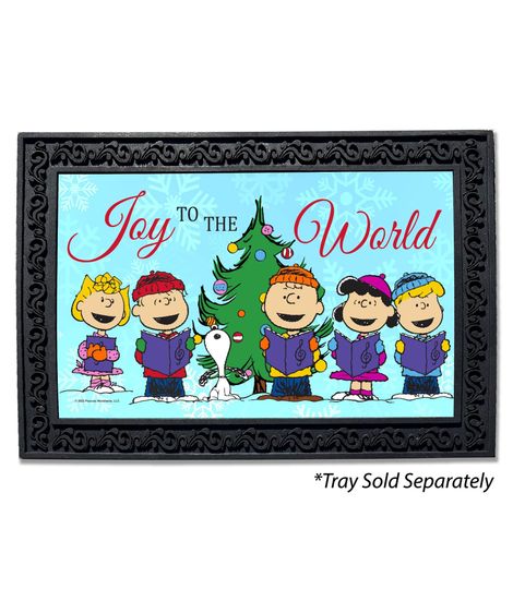 PEANUTS Group Carolers Doormat