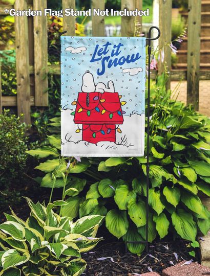 PEANUTS, Let it Snow Garden Flag