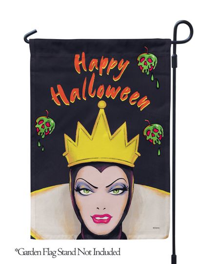 Disney Halloween Evil Queen Garden Flag, Halloween Flag