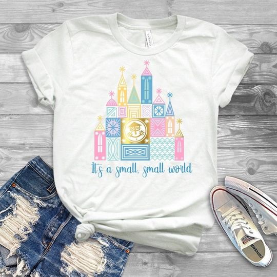 small world sweatshirt, its a small world shirt, pastel disney shirt