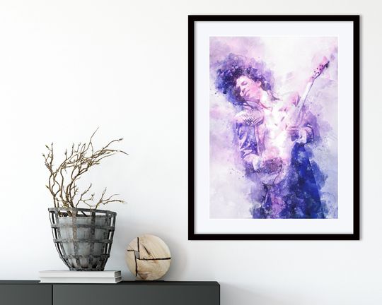 Prince Rogers Nelson Art - Rock Music Wall Design