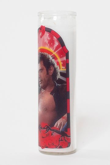 Jeff Goldblum Prayer Candle Dinosaur Lover Movie Fan