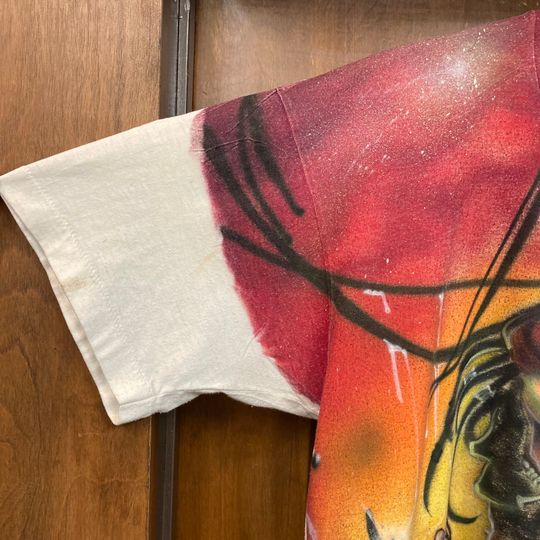 Vintage 1990s Dated 1995 Predator Movie Artwork