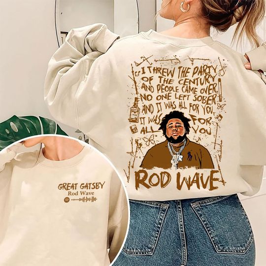 Rod Wave Nostalgia Album 2 side, Rod Wave Sweatshirt