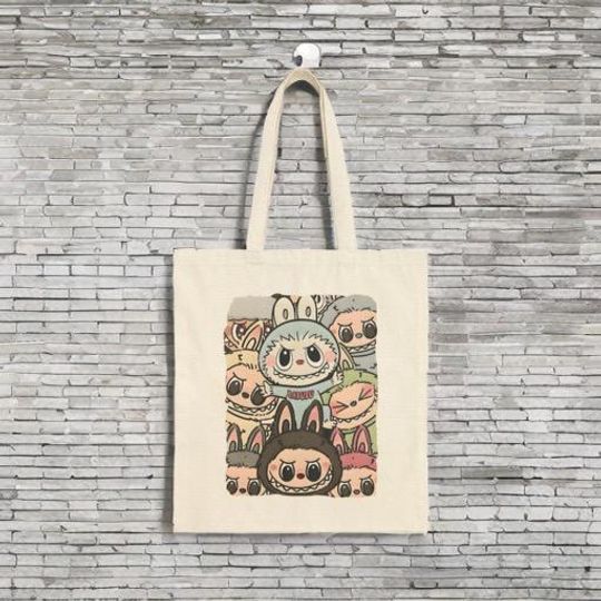 Labubu Tote Bag, Everyday Tote Bag