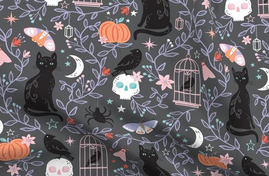 Halloween Bedding set, Vintage Halloween Decoration