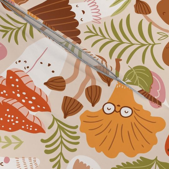 Mushroom Patterns Bedding Set -  Room Decoration