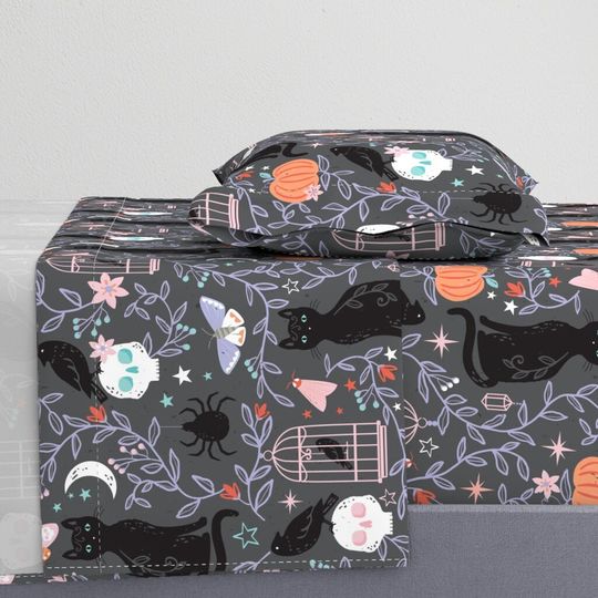 Halloween Bedding set, Vintage Halloween Decoration