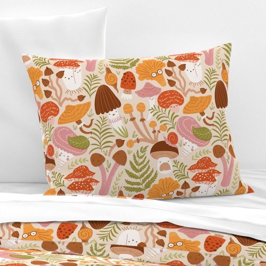 Mushroom Patterns Bedding Set -  Room Decoration